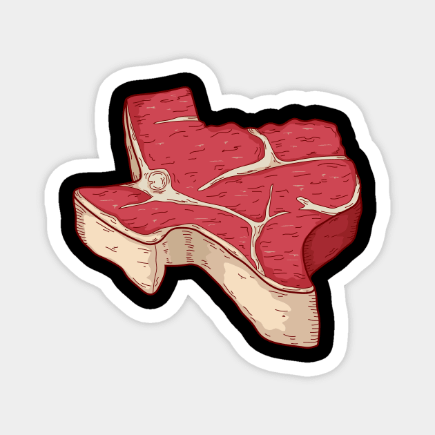 Texas Roast Beef Magnet by c1337s