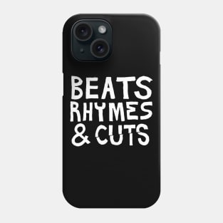 Beats, Rhymes & Cuts Phone Case
