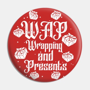 WAP: Wrapping and Presents Cardi b parody Pin