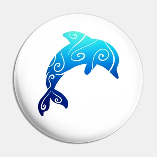Ocean Dolphin Pin