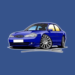 Ford Mondeo (Mk2) ST200 Blue Caricature Art T-Shirt