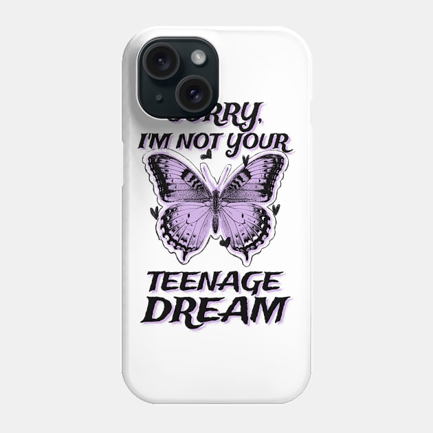 Teenage Dream Butterfly Phone Case by Tip Top Tee's