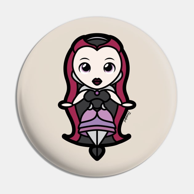 Raven Queen Tooniefied Pin by Tooniefied