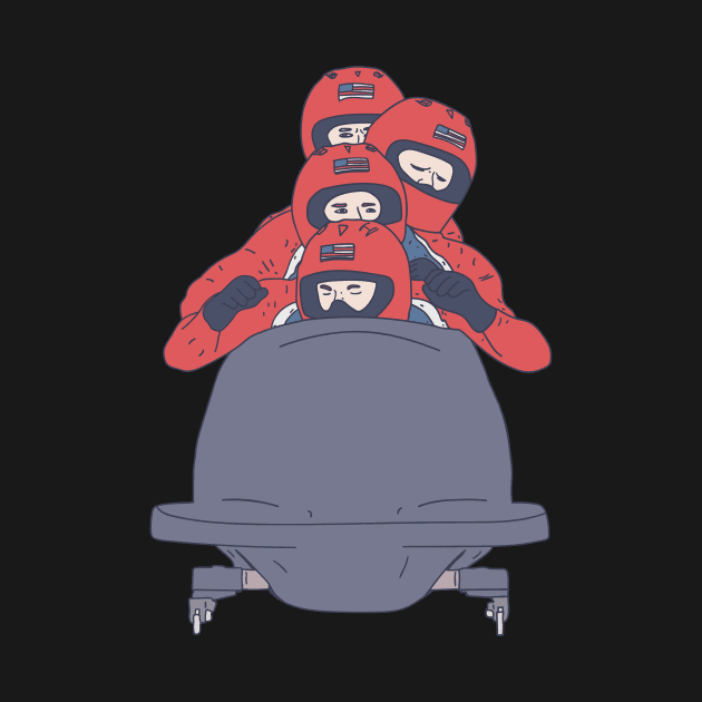 Bobsledding - Sledding Team - Winter Games by DeWinnes