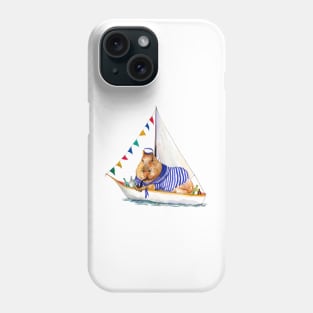 Capybara Handsome Cabin Boy Phone Case