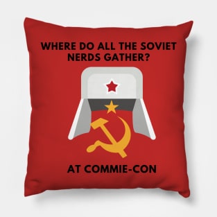 Commie Con Funny Communism shirt Pillow