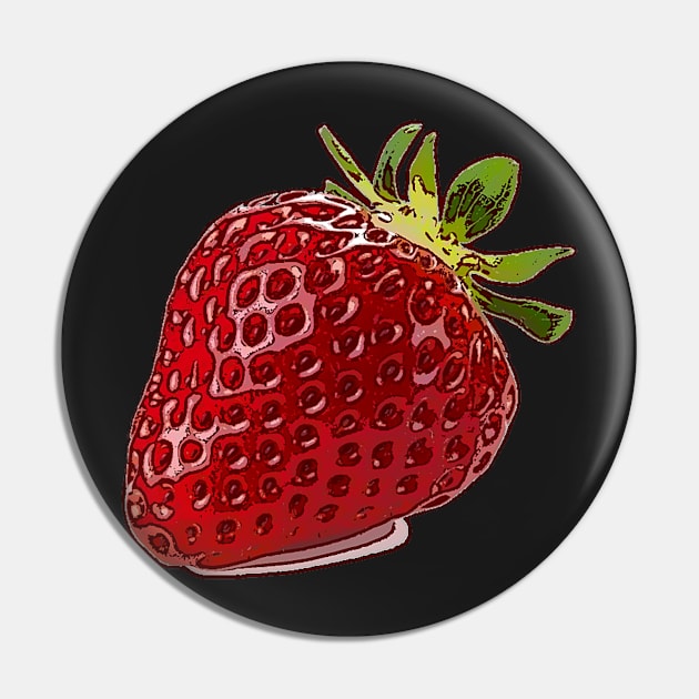 Strawberry Pin by bywhacky