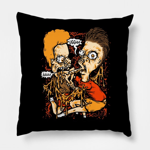 Beavis & Butthead Pillow by KawaiiDread