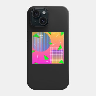 Memphis Style Inspired Pattern 2 Phone Case