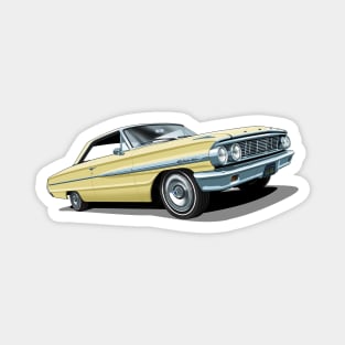 1964 Ford Galaxie 500 in phoenician yellow Magnet