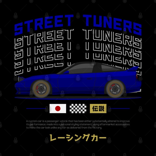 Tuner Blue S13 JDM by GoldenTuners