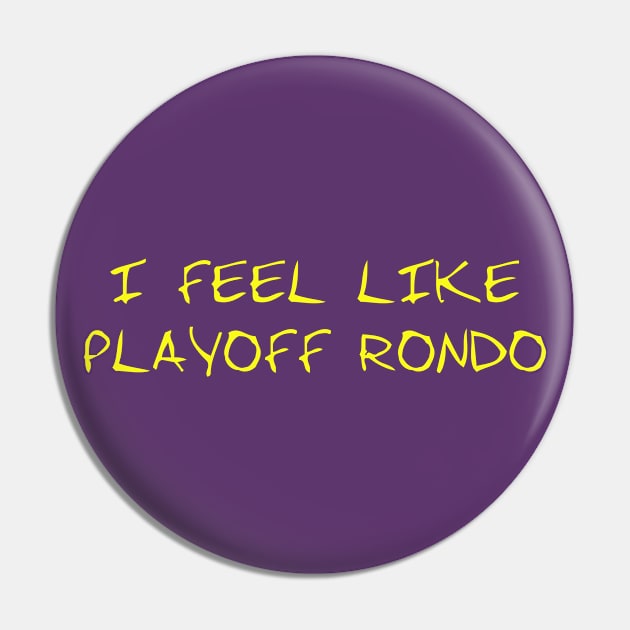 I FEEL LIKE PLAYOFF RONDO Pin by cdu