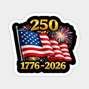 USA 250th Anniversary Magnet