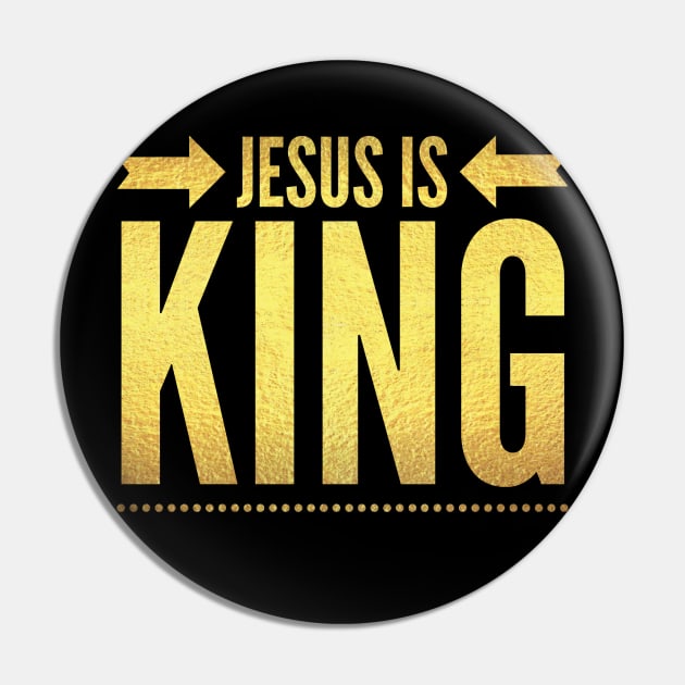 Jesus is King Pin by MyVictory