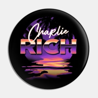 Charlie Great Gift For Name Vintage Styles Color 70s 80s 90s Pin