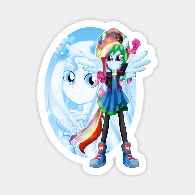 Aphrodite's warrior_Rainbow Dash Magnet by jotakaanimation