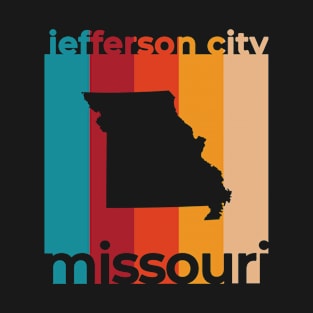 Jefferson City Missouri Retro T-Shirt