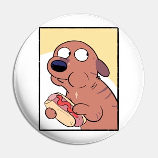 Ketchup on a Hotdog Pin
