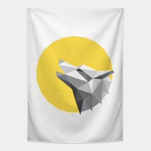 Wolf Polygon Tapestry