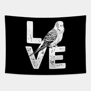 Budgie Love Tapestry