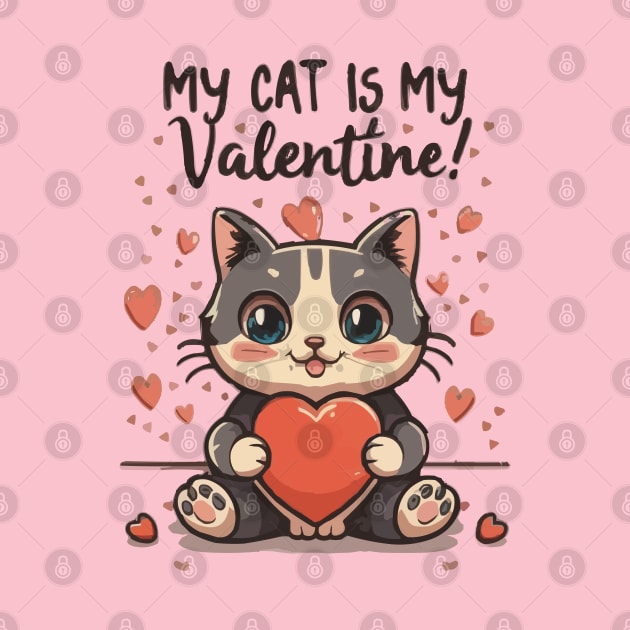 My Cat is My Valentine by Cheeky BB