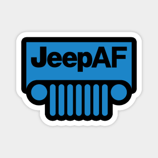 Jeep AF Wrangler Light Blue Magnet