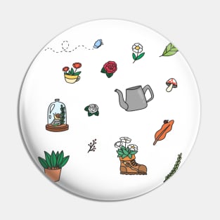 Garden items Pin