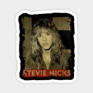 TEXTURE ART- Stevie Nicks - RETRO STYLE 2 Magnet