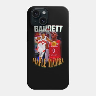 R.J. Barrett "Maple Mamba" Toronto Raptors New York Basketball Phone Case