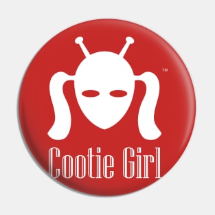 Cootie Girl   white Pin