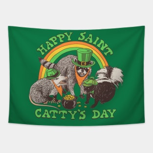 Happy Saint Catty's Day Tapestry