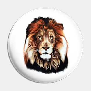 Hand drawn Lion! Pin