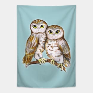 Two cute owls Tapestry