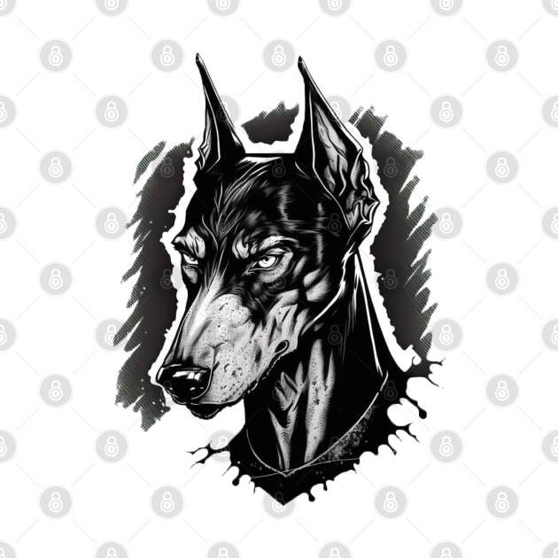 Vicious Doberman by Newtaste-Store