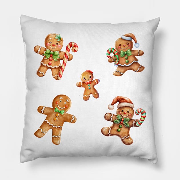 Gingers Are For Life Not Just For Christmas Stickers Pack Pillow by Yourfavshop600