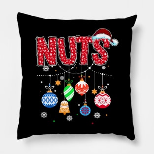 Funny Chest Nuts Matching Chestnuts Christmas Couples Nuts Pillow