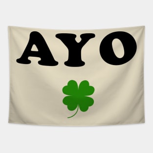 Ayo Ederibi Leaf Shamrock Tapestry