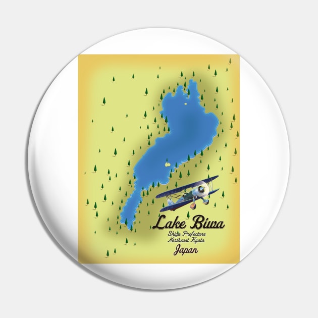 Lake Biwa Japan map Pin by nickemporium1