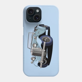 MG T-Type Classic British Sports Car in blue Phone Case