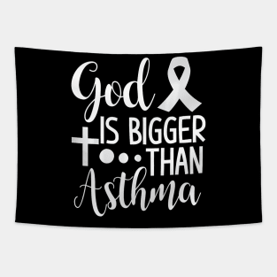 God Is Bigger Than asthma asthma awareness Tapestry