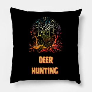 deer hunting Pillow