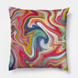 Carnival, digital fluid pour Pillow