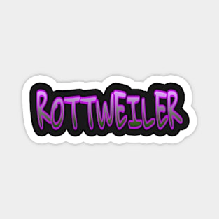 Rottweiler hat design Magnet