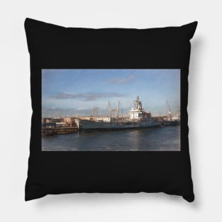 Portsmouth Dockyard Pillow