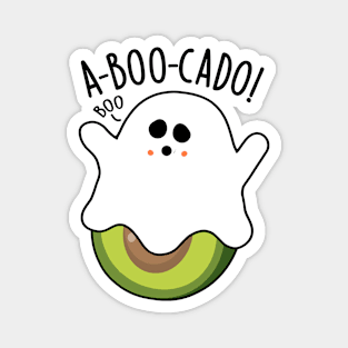 A-boo-cado Funny Avocado Puns Magnet