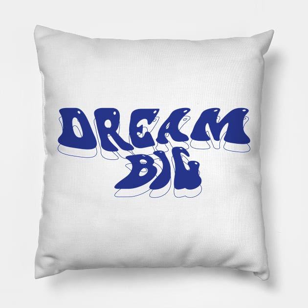 Dream Big Brutalism Design Pillow by syahrilution