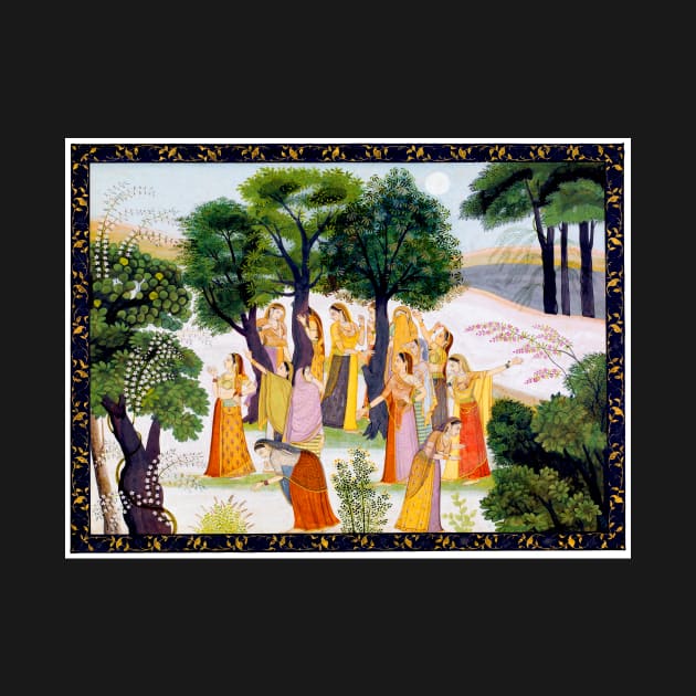 The Gopis Search For Krishna 1780 Bhagavata Purana by rocketshipretro