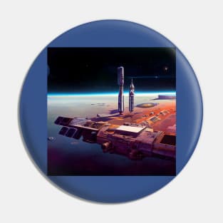 Interplanetary Spaceport Pin