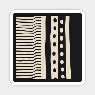 African zebra pattern Magnet