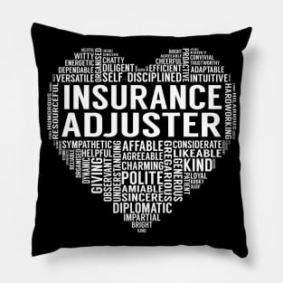 Insurance Adjuster Heart Pillow